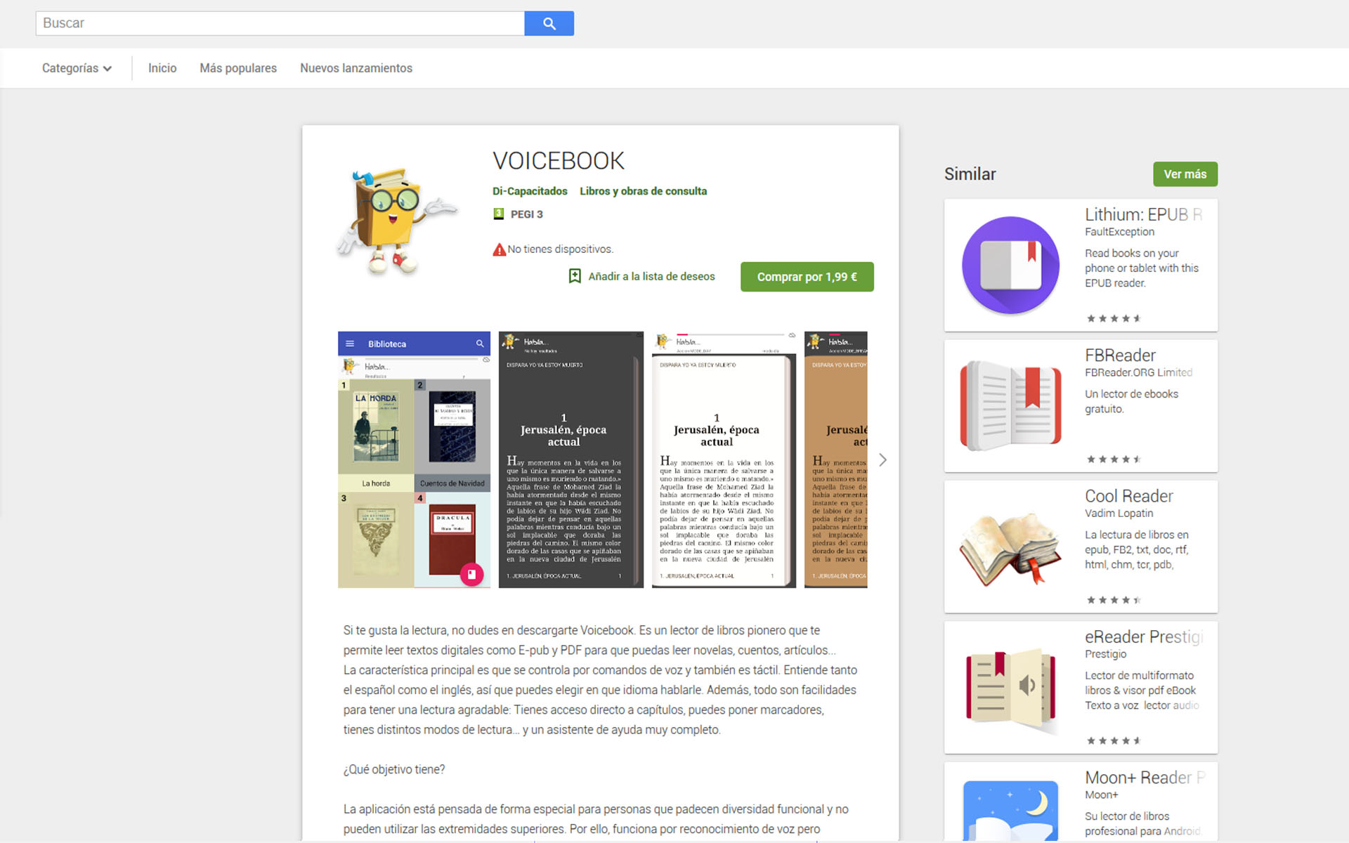 APP Android Voicebook